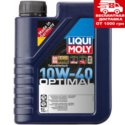 Liqui Moly Optimal 10W-40 1л 3929, фото 1