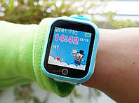 Смарт годинник дитячий Q100S (Q750) розумний годинник для дітей, дитячий смарт-годинник синій