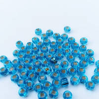 Бісер Peciosa Для біжутерії розмір 2 / 67010 Прозорий блискучий блакитний Упаковка 5 грам