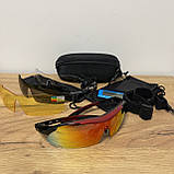 Тактические военные очки co сменными линзами, очки для стрельбы, армейские очки антиблик, желтая линза, фото 9