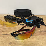 Тактические военные очки co сменными линзами, очки для стрельбы, армейские очки антиблик, желтая линза, фото 6