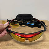 Тактические военные очки co сменными линзами, очки для стрельбы, армейские очки антиблик, желтая линза, фото 7