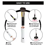 Електричний очищувач косметичних щіток для макіяжу і подушки для пензлів, фото 2