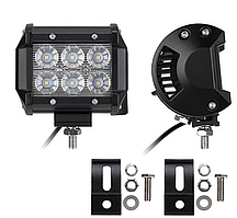 Фара LED (6 LED) 5D- 18W-SOT Світлодіодна додаткова автомобільна автофара