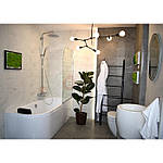 Чорна матова рушникосушка 500х1600 Instal Project PRIMAVERA, фото 6