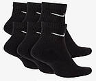 Шкарпетки спортивні Nike Everyday Cushioned Socks 6 пар чорні (SX7669-010), фото 3