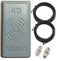 Комплект MIMO 4G/3G/GSM антенна Планшет R-NET 900/1800/2600 МГц 34 dBi (SMA, 2*10 м RG-58U)