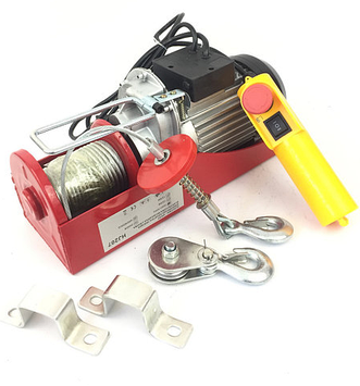 Тельфер електричний LEX 300/600 кг (LXEH600), 3000/600 кг, 1800 Вт, висота 12 м, 5 м/хв Shopolife