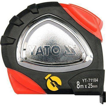 Рулетка вимірювальна Yato 8 м х 25 мм YT-71184 Shopolife
