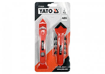 Набір шкребків для фуг і герметиків YATO 2 шт (YT-52630) Shopolife