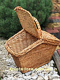 Корзина плетена з лози «Пікнічок». Арт:0939, фото 2