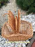 Корзина плетена з лози «Пікнічок». Арт:0939, фото 4