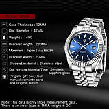 Водостійкий механічний годинник Pagani Design Чоловічий годинник з автопідзаводом Pagani Design Everest 10 BAR, фото 4