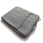 Чохол-сумка Cloth Bag для планшета / ноутбука 12.9 дюймів Dark Grey, фото 3