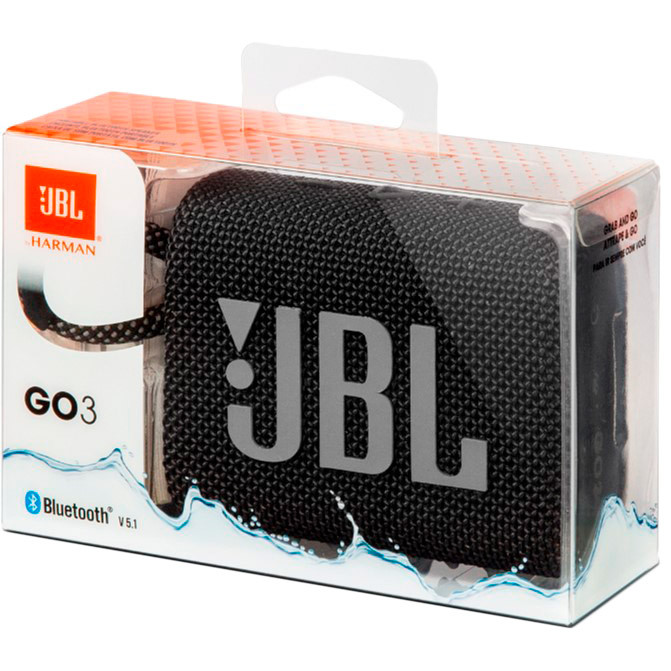 Колонка JBL GO3 (JBLGO3BLK) Black - фото 3 - id-p1609893216