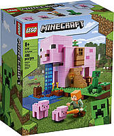 Конструктор LEGO Minecraft Лего Майнкрафт 21170 Дом-свинья