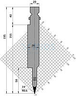 Пуансон P.308.24.H (500мм.)