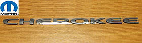 Jeep Cherokee 2014-2018 Сірий значок емблема напис літери на двері сірі Нові Оригінал