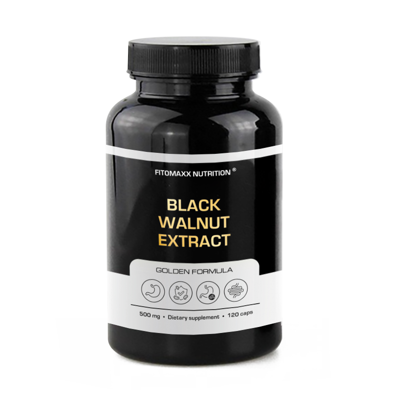 Чорний горіх 120 капсул, BLACK WALNUT EXTRAC Універсальна антипаразитарна програма,протигрибкова серед