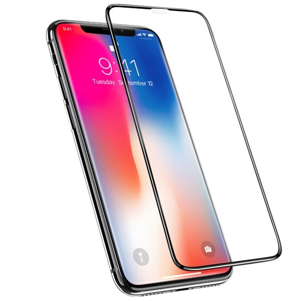 Захисне повноекранне скло загартоване для iPhone Xr/11 |6.1"/2.5D рамка| HOCO G2 Чорний