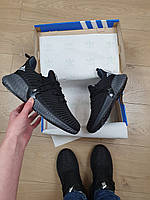Обувь женская летняя черная Адидас Альфа Боунс. Кроссовки женские летние Adidas Alphabounce черные с серым