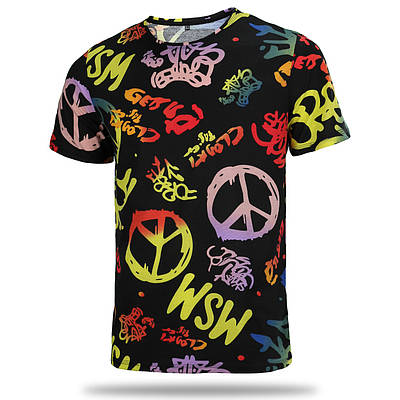 Футболка чорна HOPE слова BLK L(Р) 22-805-020