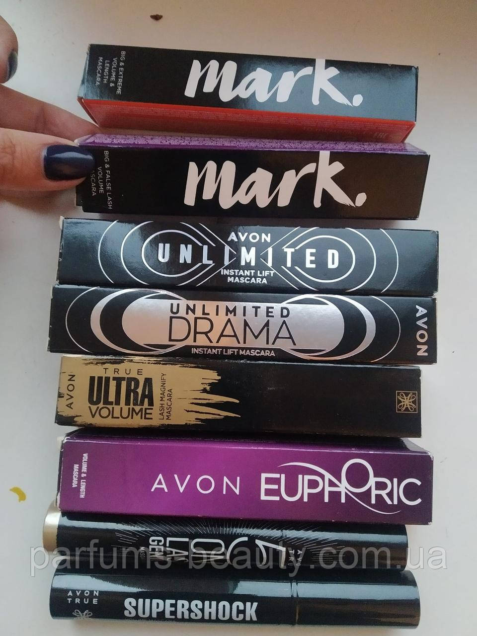 Туш для вій Supershok Mark Drama Avon (на вибір)