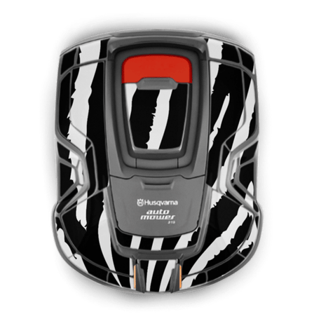 Наклейка зебра для робота Husqvarna 310/315 (комплект)