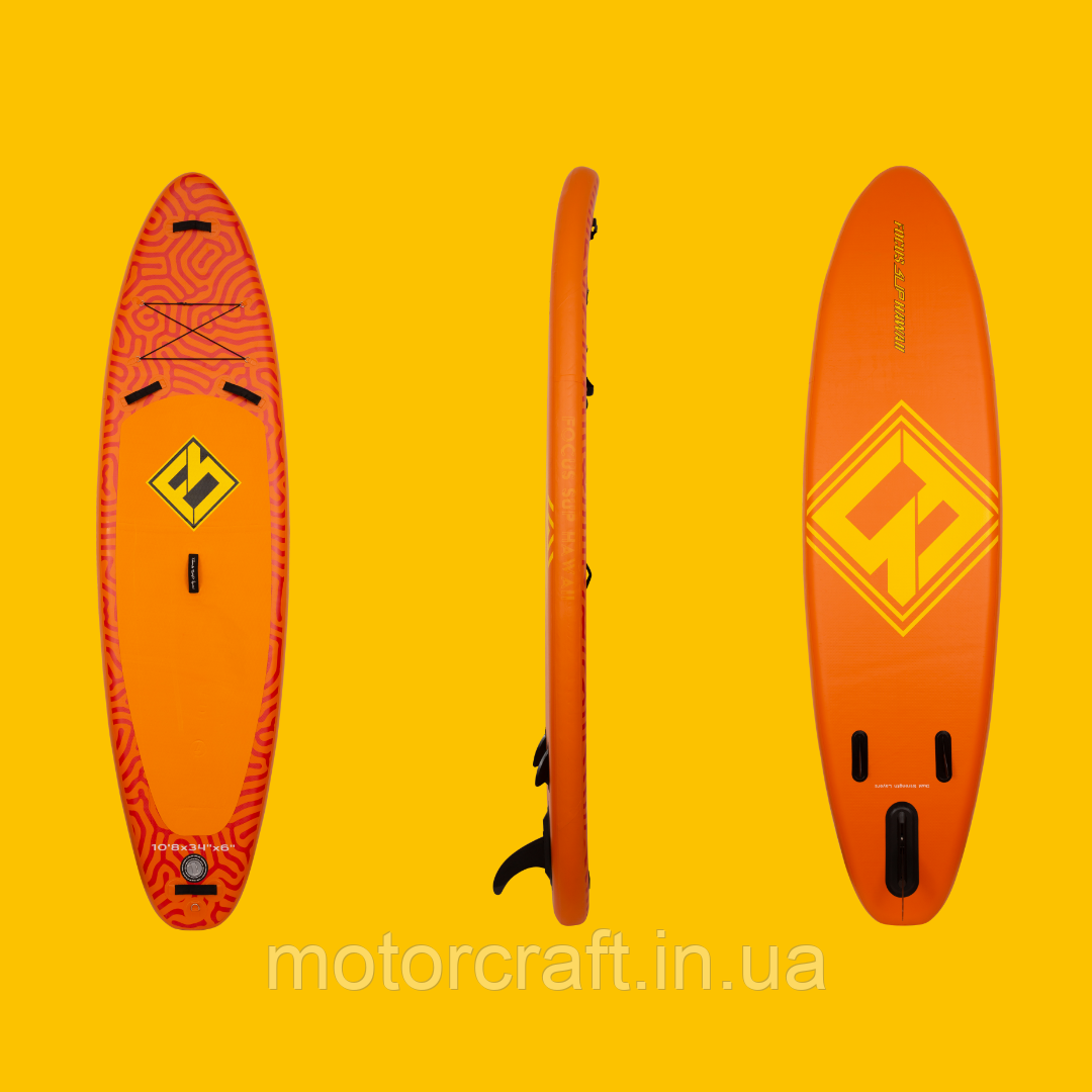 SUP board (Sup дошки) надувний сап FOCUS ISUP HAWAII FIRE, фото 1