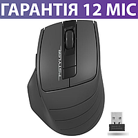 Безпровідна мишка A4Tech Fstyler FG30 чорно-сіра, миша для ПК и ноутбука