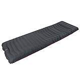 Килимок надувний Bo-Camp Laticuda Ergonomic Gold 191x60x14 cm Grey/Red (3107105), фото 3