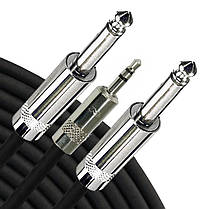 Інсертний кабель Rapco Horizon YN1-P-10 Y-Cable 35mm TRS - TS 1/4 (3m)