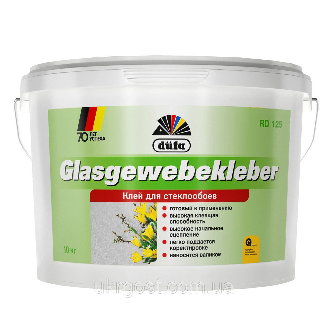 Клей для склошпалер Dufa Glasgewebekleber D625 10 кг
