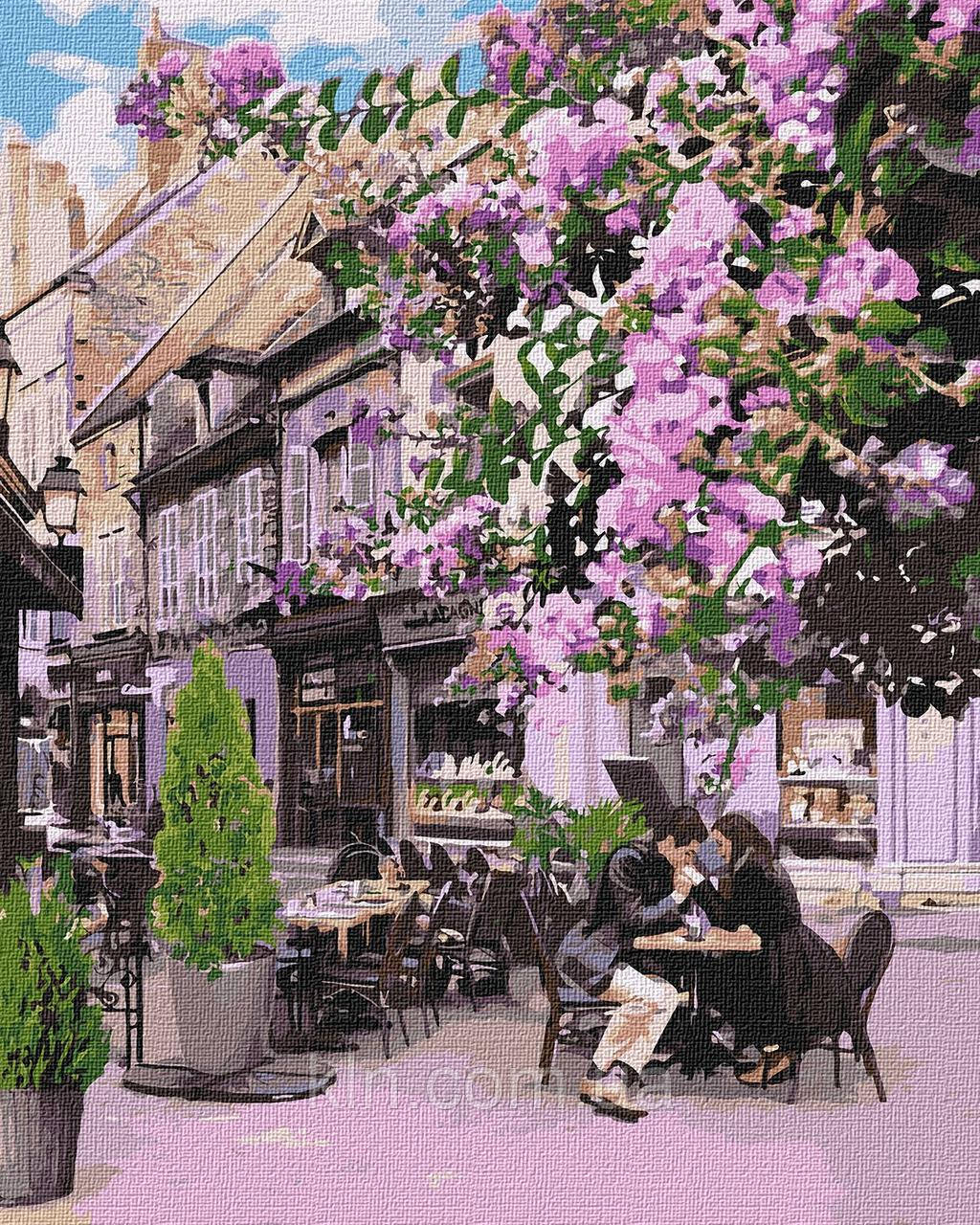 Картина за номерами Ідейка Затишний ресторанчик (арт. KHO4653) 40 х 50 см без коробки, фото 1