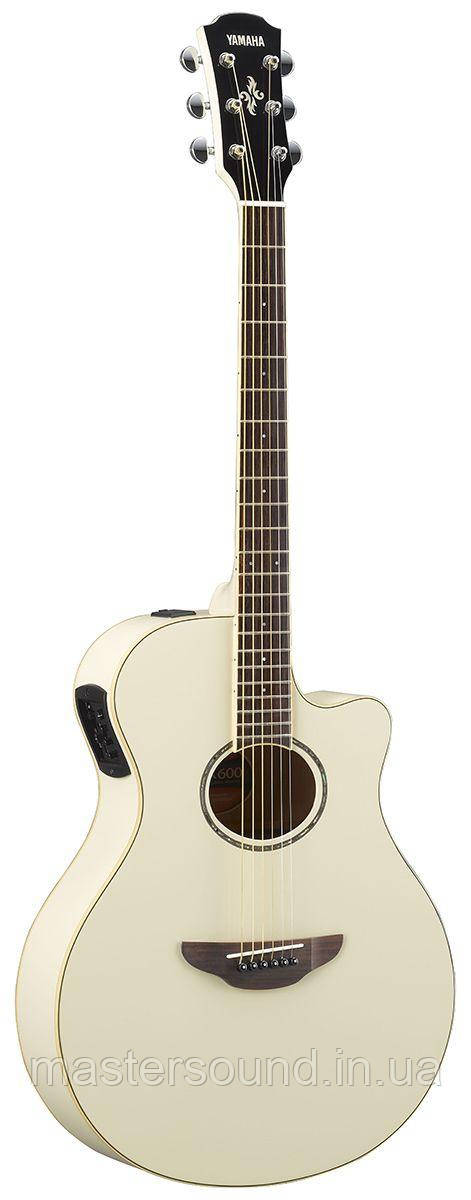 Електро-акустична гітара Yamaha APX600 (Vintage White)