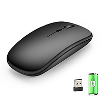 Компьютерная мышь, беспроводная, 2.4 Ghz Wireles Mouse PWM6010, белая/черная