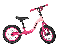 Велобіг біговел дитячий PROFI KIDS ML1201A-5 рама сталь/колеса 12 дюймів надувні/рожевий