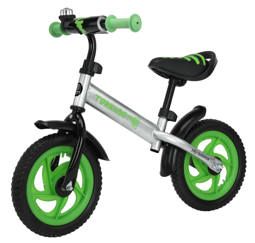 Біговел велобіг дитячий BALANCE TILLY Tornado T-21255/3 Green колеса EVA 12 дюймів зелений