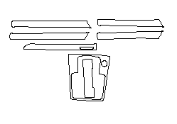 Комплект викрійок для салону AUDI Q7 2014