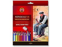 Набор акварельных цветных карандашей Koh-i-Noor Mondeluz 48цв 3713
