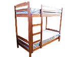 Ліжко двоярусне з дерева, фото 2