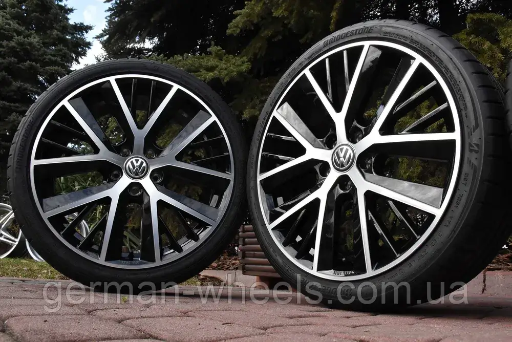 Оригінальні диски R19 VW Golf 6 7 8 R Line VI VII VIII Gti Gtd, фото 1