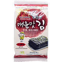 Корейские чипсы нори острые Ock Dong Ja 4,5г