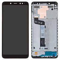 Дисплей Xiaomi Redmi Note 5, Black | в сборе с сенсорным экраном (тачскрин) и рамкой (560610027033)