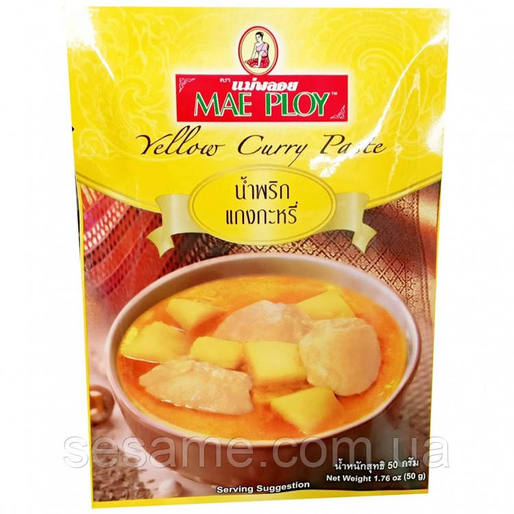 Паста каррі Mae Ploy жовта 50г