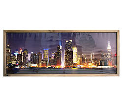 Настінний плівковий обігрівач картина, VIP "Нью-Йорк", інфрачервоний обігрівач Тріо