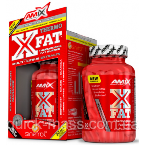 Потужний жироспалювач Amix XFat Thermogenic Fat Burner - 90 капс