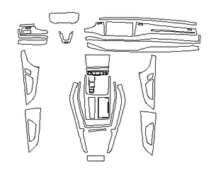 Комплект викрійок для салону AUDI Q7 2020