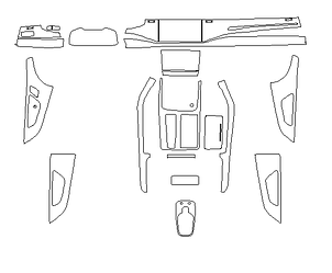 Комплект викрійок для салону AUDI Q8 2019 S-line