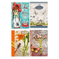 Від 40 шт. Блокнот А6 "Коленкор" 16 аркушів, скоба купит оптом